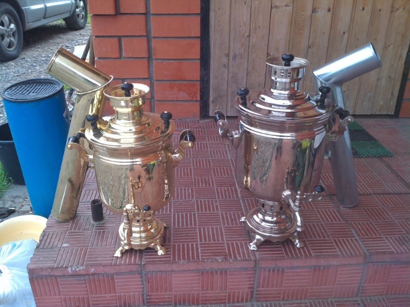 The appearance of samovars on liquid fuel